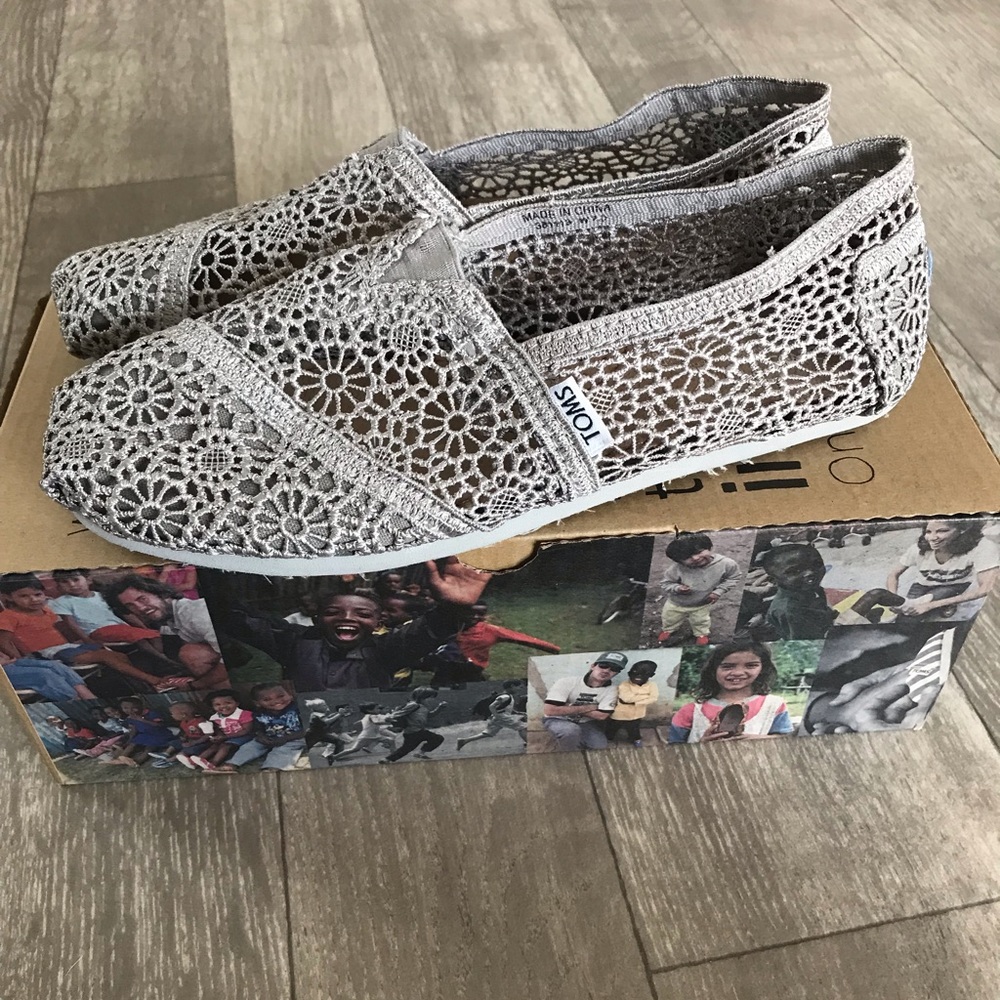 Silver Toms crochet